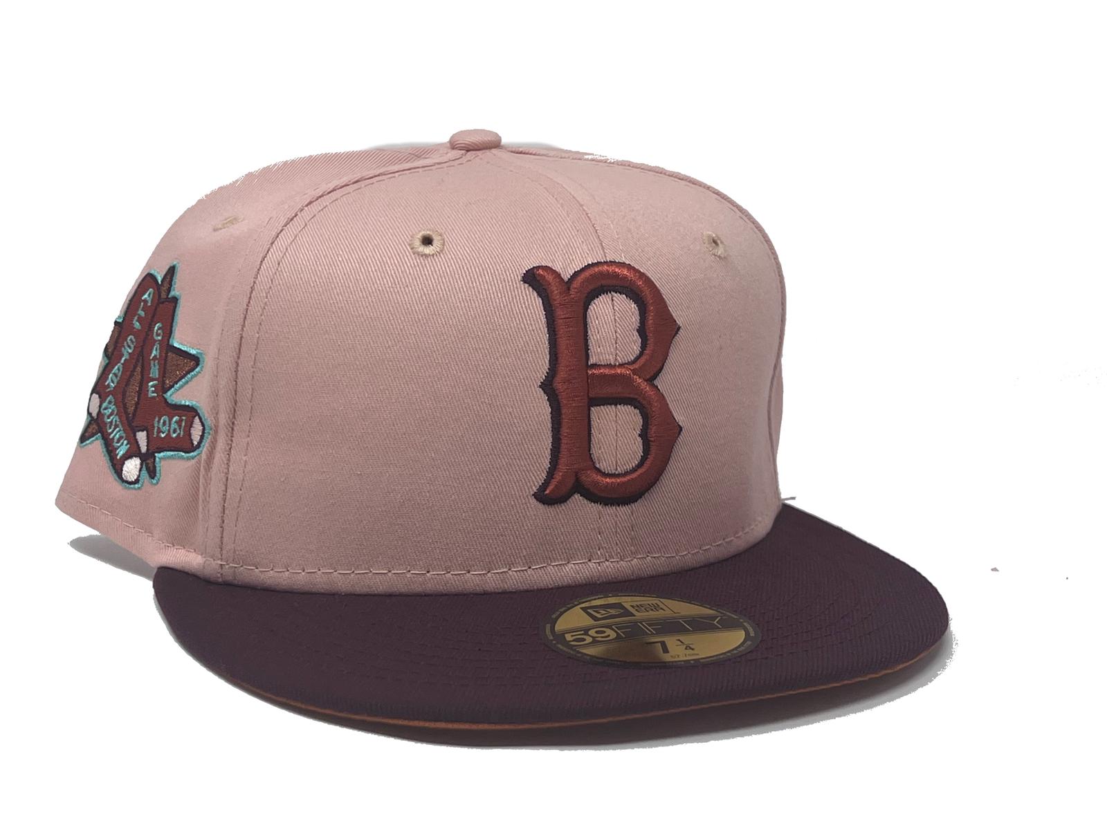 BOSTON RED SOX 1961 ALL STAR GAME RUST ORANGE BRIM NEW ERA FITTED