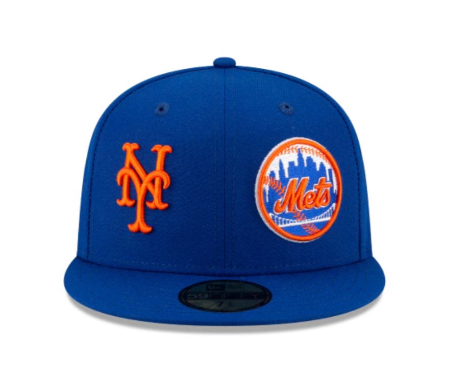Royal Blue New York Mets Patch Pride 59FIFTY New Era Fitted Hat