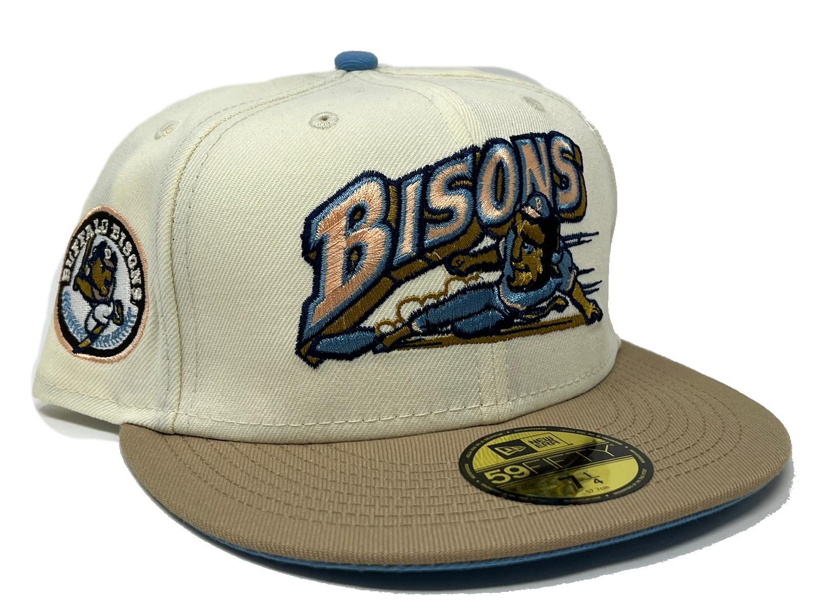 Buffalo Bisons MiLB Chrome White 59FIFTY Fitted Cap