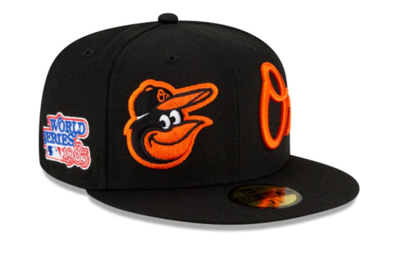 Black Baltimore Orioles Patch Pride 59FIFTY New Era Fitted Hat