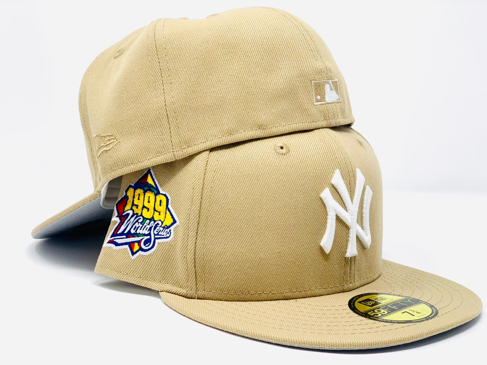 New Era New York Yankees 59FIFTY Fitted Hat Khaki 1999 World