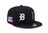 Black Detroit Tigers Patch Pride 59FIFTY New Era Fitted Hat 