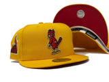 Texi Yellow St. Louis Cardinals 1975 All Star Game 59fifty New Era Fitted