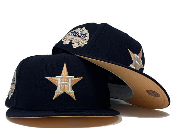 HOUSTON ASTROS 1986 ALL STAR GAME BROWN PEACH BRIM NEW ERA FITTED