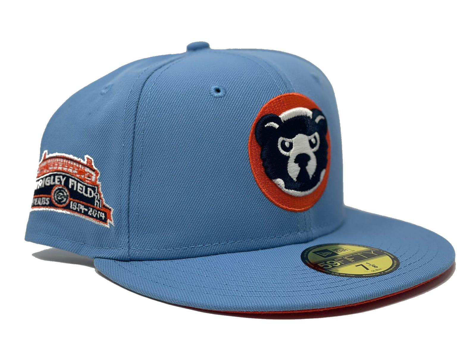 Sky Blue Chicago Cubs New Era Custom 59Fifty Fitted Hat – Sports World 165
