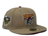 PITTSBURGH PIRATES 2006 ALL STAR GAME CAMEL RED BRIM NEW ERA FITTED HAT