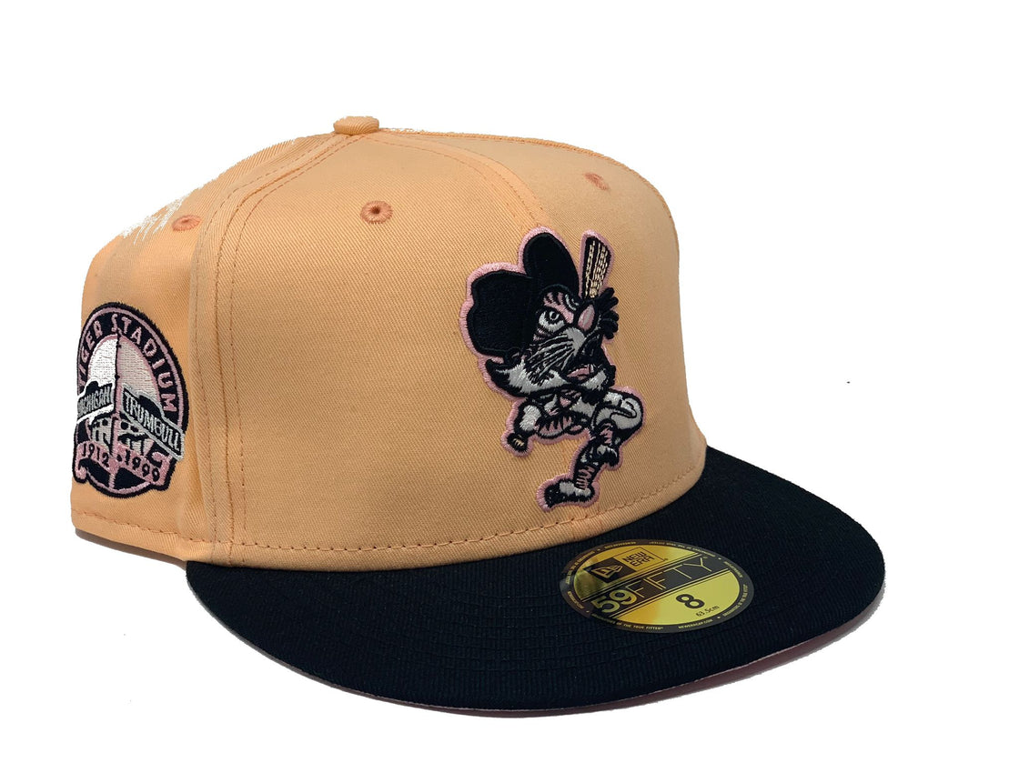 Peach Detroit Tigers Pink Botton Custom 59fifty New Era Fitted