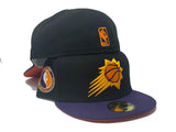 Black Phoenix Suns Custom NBA New Era 59fifty Fitted Hat