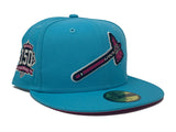 Vice Blue Atlanta Braves 150th anniversary 59fifty New Era Fitted 