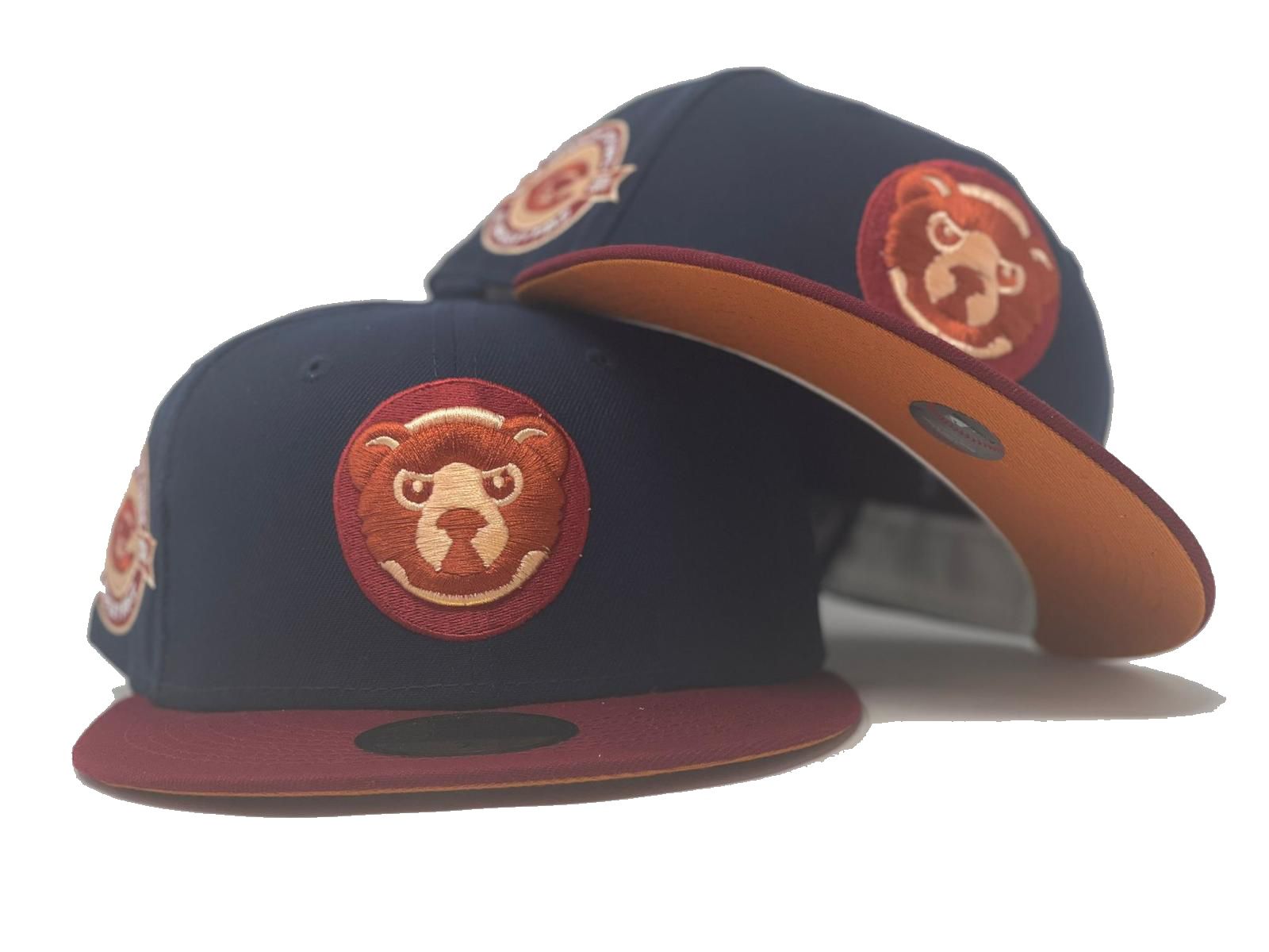 CHICAGO CUBS 100TH ANNIVERSARY RUST ORANGE BRIM NEW ERA FITTED HAT – Sports  World 165