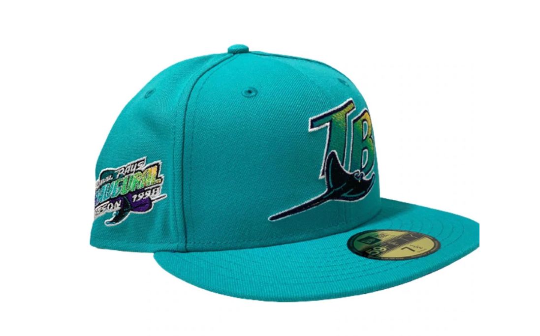 Purple Tampa Bay Devil Rays 1998 Inaugural Season New Era Fitted Hat