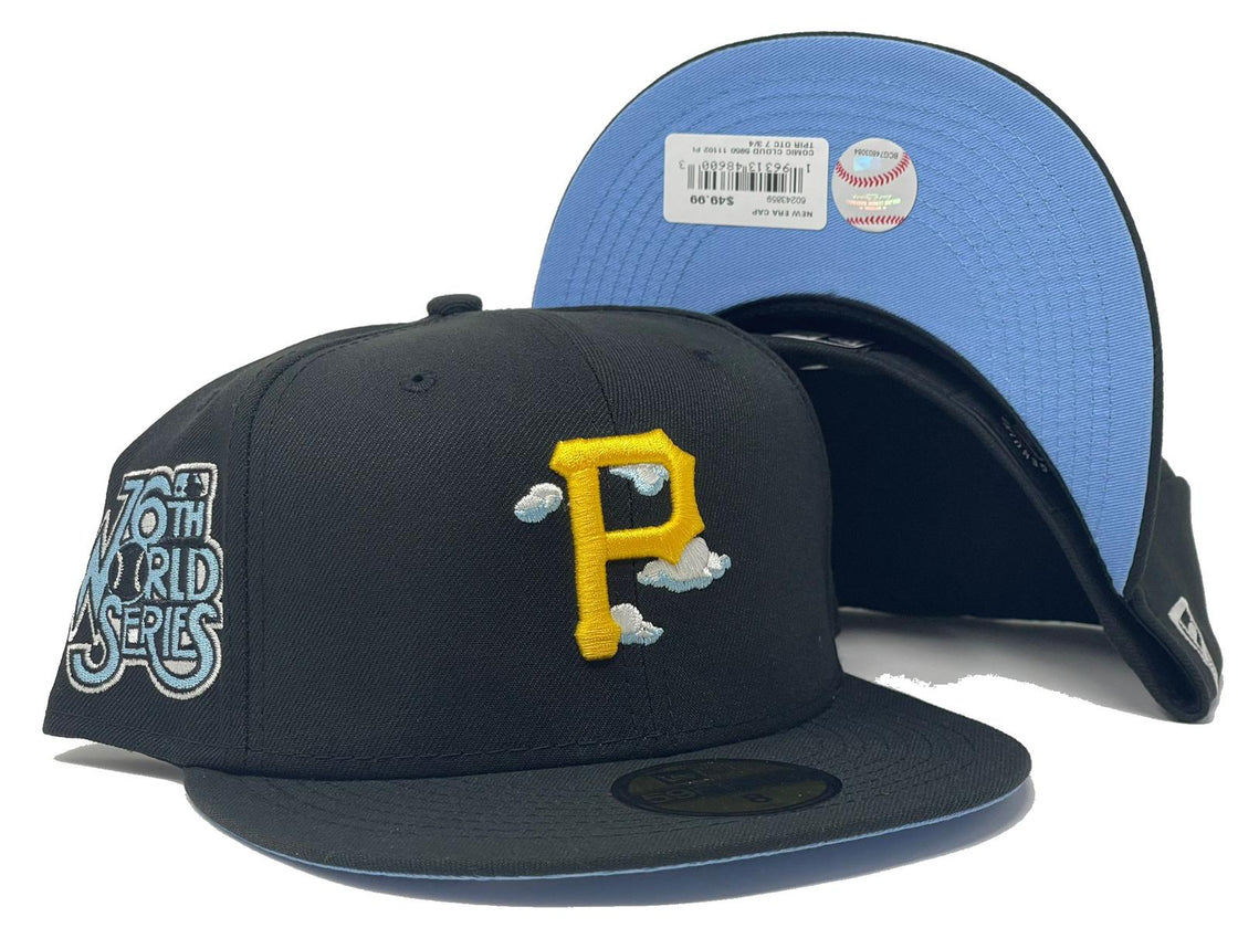 PITTSBURGH PIRATES 1979 WORLD SERIES COMIC CLOUD PACK ICY BRIM NEW ERA FITTED HAT