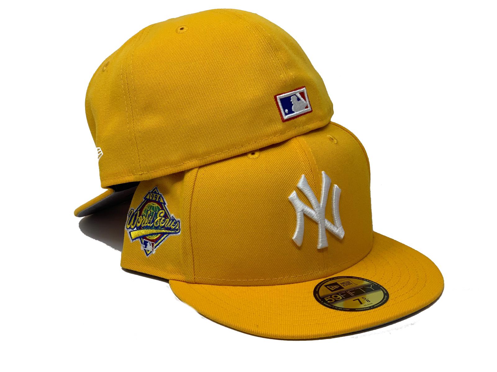 New Era 96 New York Yankees Fitted Cap in Yellow Size 712 | Jimmy Jazz