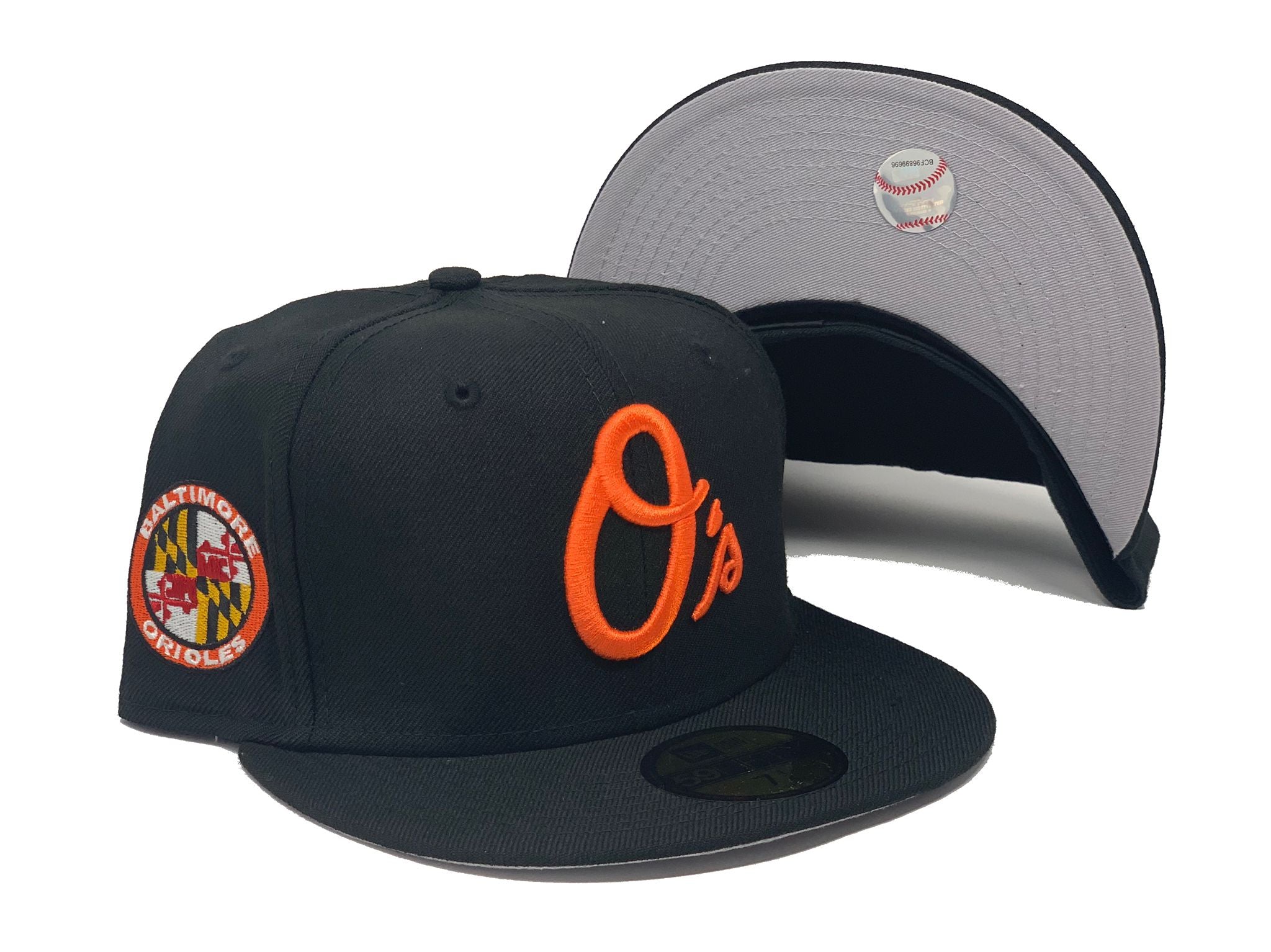 Black Baltimore Orioles Custom 59fifty New Era Fitted Hat – Sports World 165