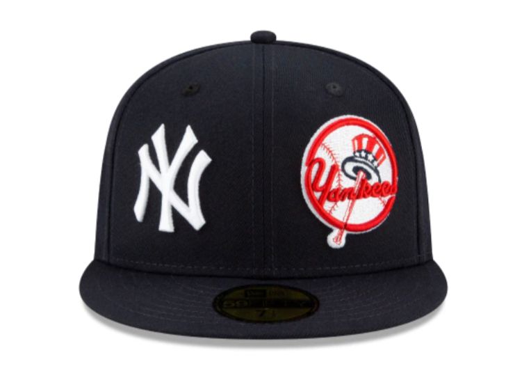 New York Yankees New Era Pi Black Metallic Side Patch 59FIFTY Fitted Hat, 8 / Black