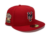 NEW YORK METS 1964 ALL STAR GAME "STRAWBERRY REFRESHER" RED PINK BRIM NEW ERA FITTED HAT