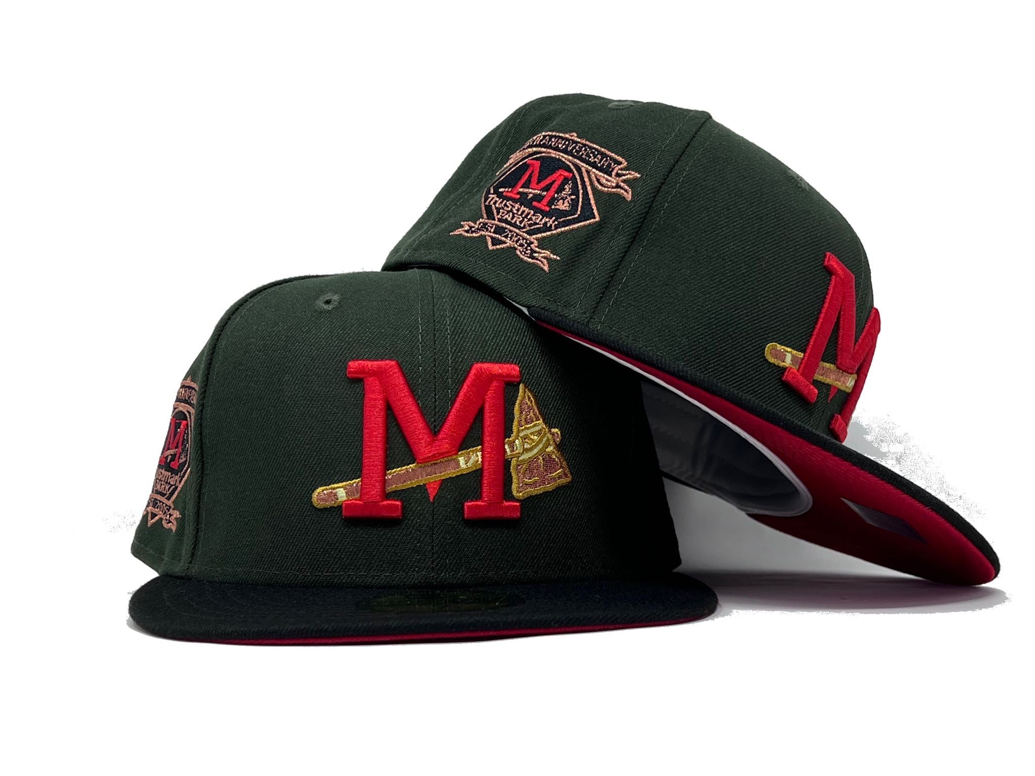 Atlanta Braves Farm Team 5950 Fitted Hat Mississippi / 7 3/4