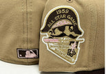 PITTSBURGH PIRATES 1959 ALL STAR GAME "BUBBLE TEA PACK" PINK BRIM NEW ERA FITTED HAT
