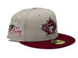 Stone Toronto Blue Jays 25th Anniversary Custom New Era Fitted Hat