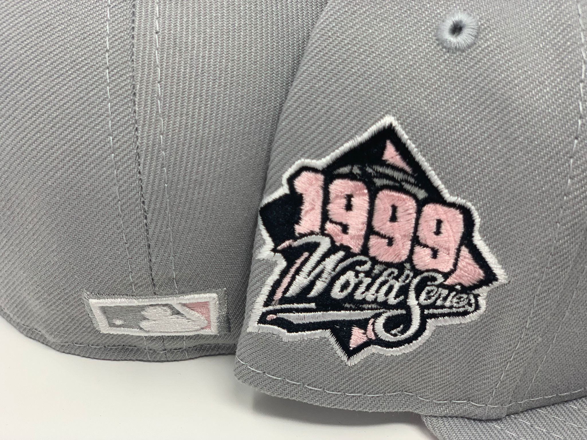 New Era Caps New Era 9forty New York Yankees Baseball Cap Grey Pink, $18, Village Hats