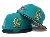 CALIFORNIA ANGELS 1967 ALL STAR GAME PEACH BRIM NEW ERA FITTED HAT
