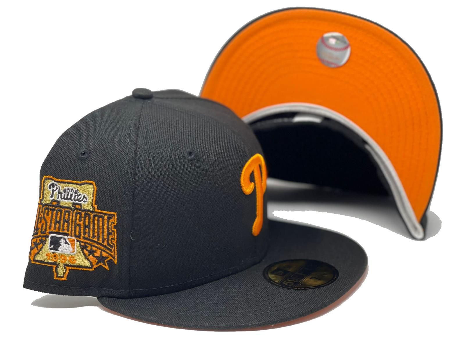 Black Philladelphia Phillies 1996 All Star Game New Era Fitted Hat