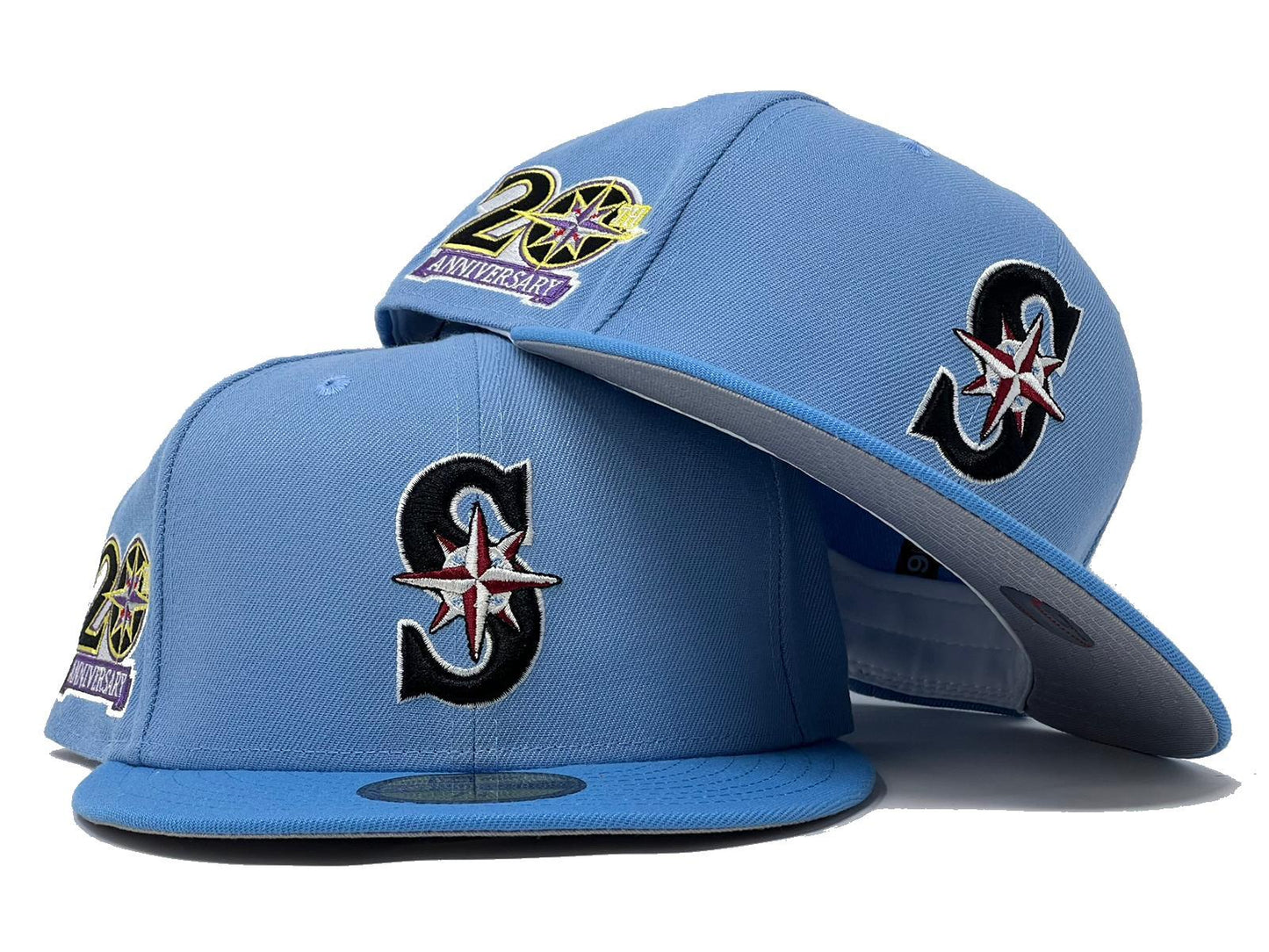 Seattle Mariners 20th Anniversary "Gamecube Collection" Gray Brim New Era Fitted Hat