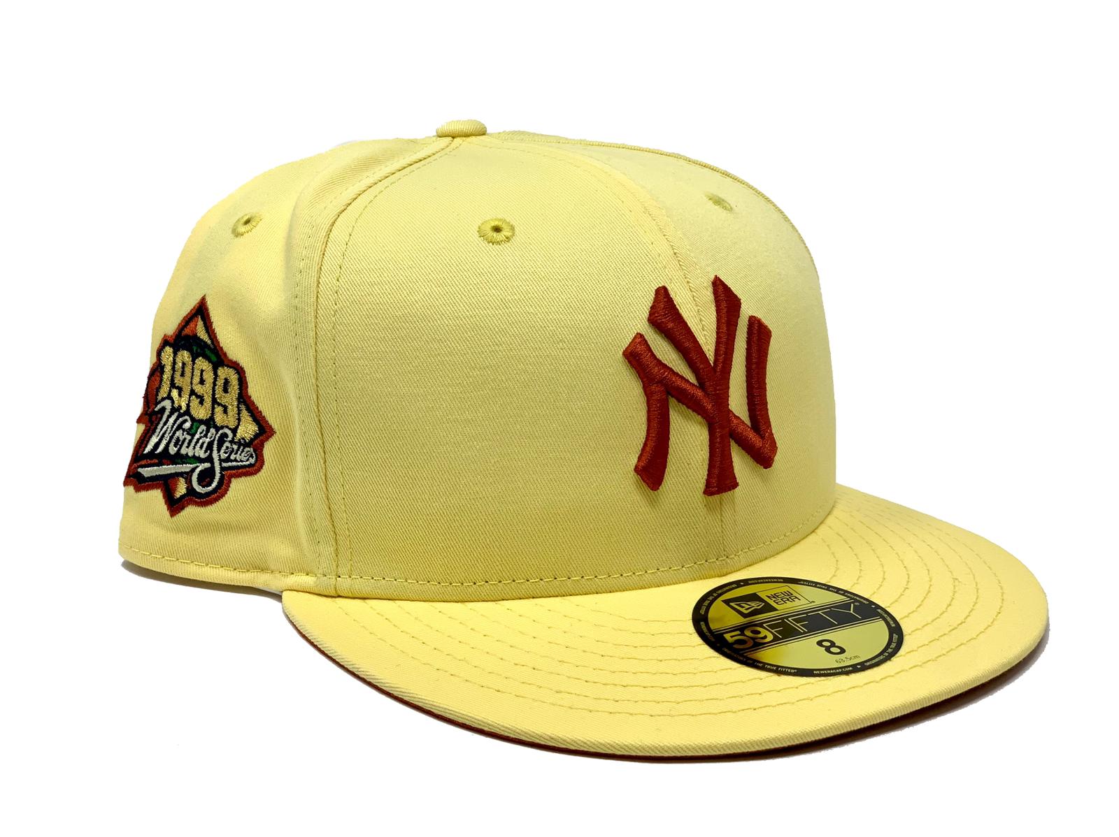 NEW ERA - Accessories - NY Yankees 1999 WS Custom Fitted - Wood/Orange -  Nohble