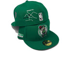 Kelly Green NBA City Transit Boston Celtics Custom New Era Fitted Hat