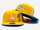 LOS ANGELES DODGERS 50TH ANNIVERSARY 50TH ANNIVERSARY TACO TUESDAY YELLOW ICY BRIM NEW ERA FITTED HAT