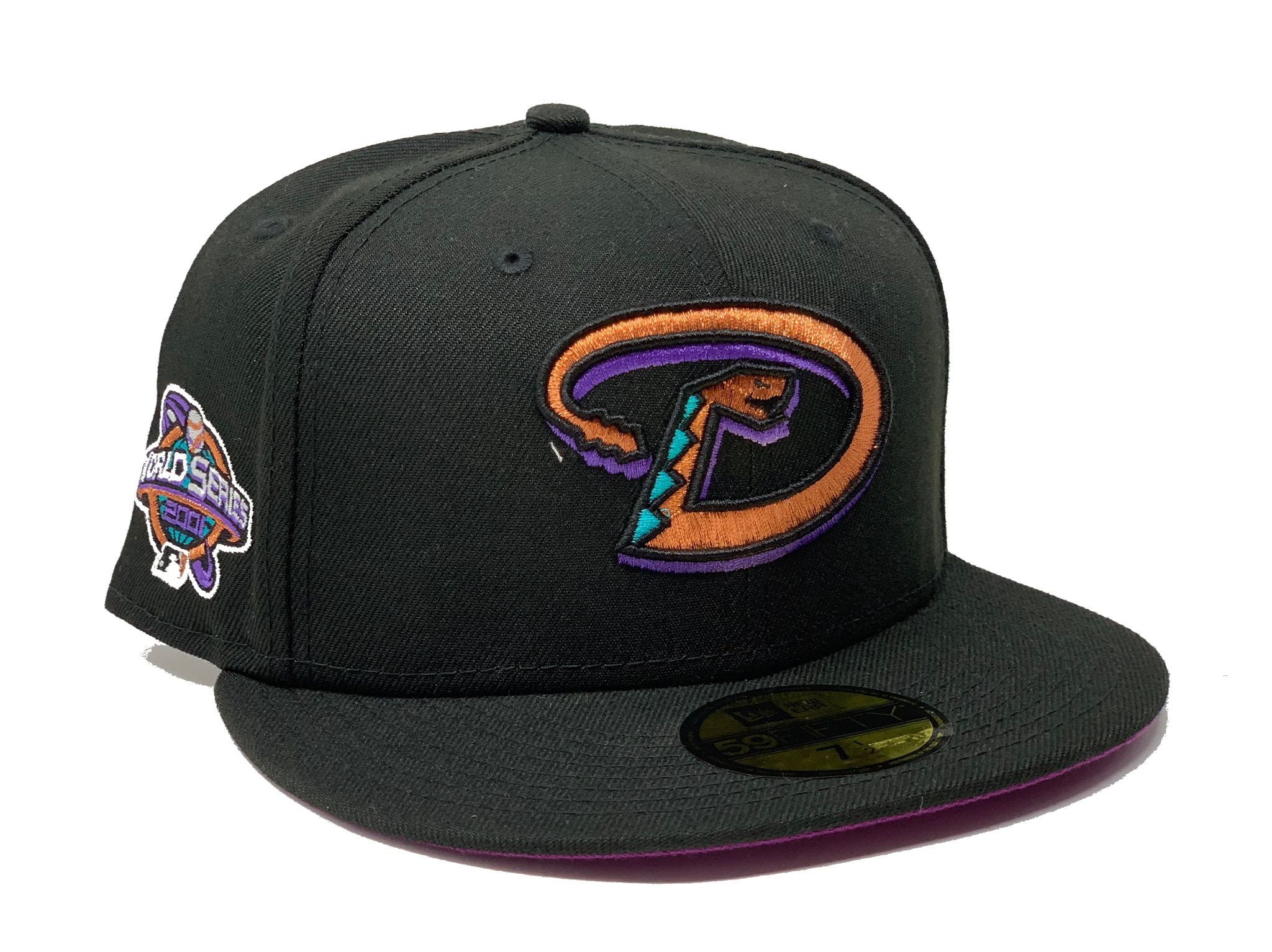 Arizona Diamondbacks 2001 WORLD SERIES New Era 59Fifty Fitted Hat (Gray  Under Brim)