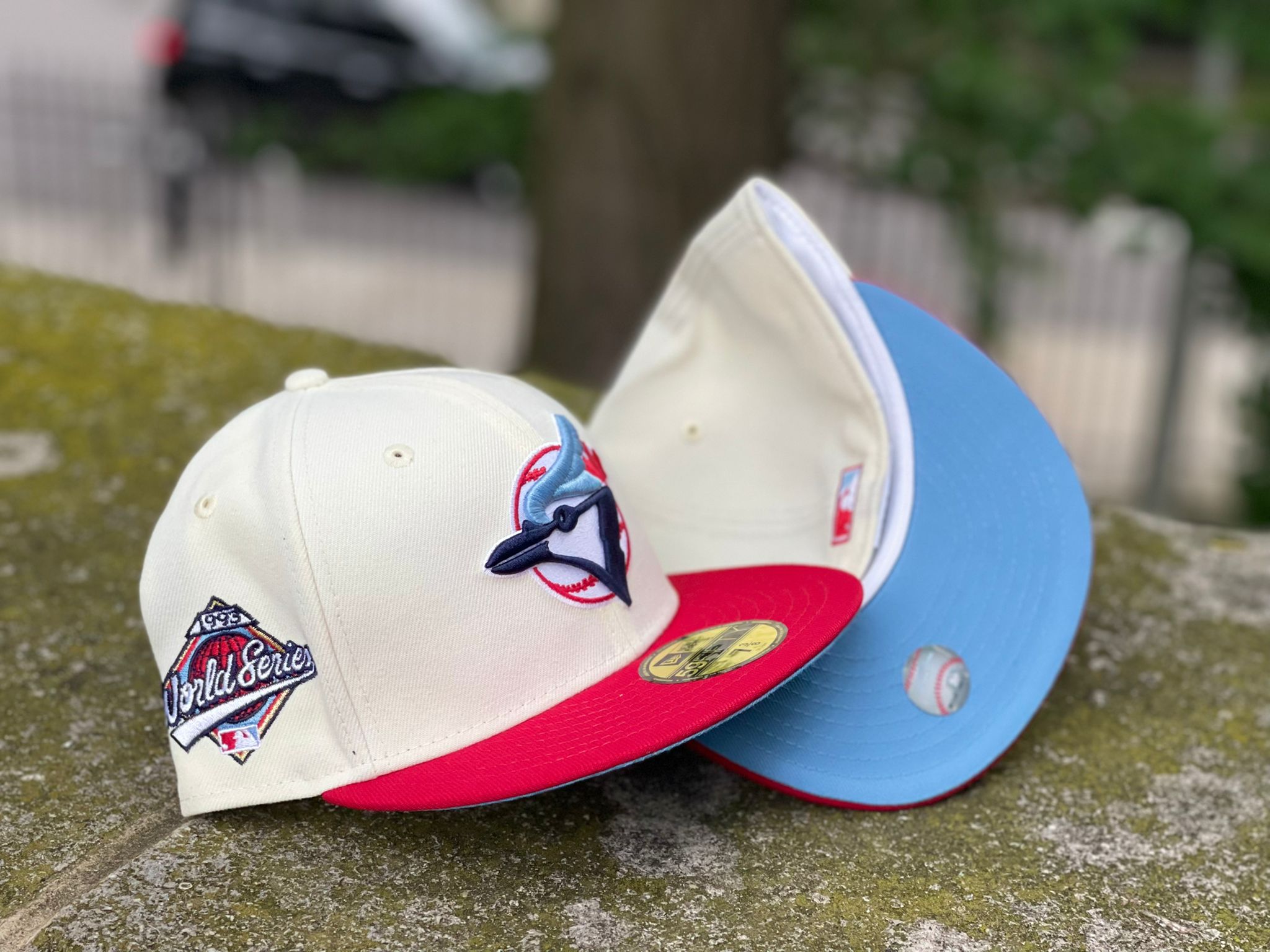 New Era Toronto Blue Jays World Series 1993 Sky Blue Throwback Edition  59Fifty Fitted Cap