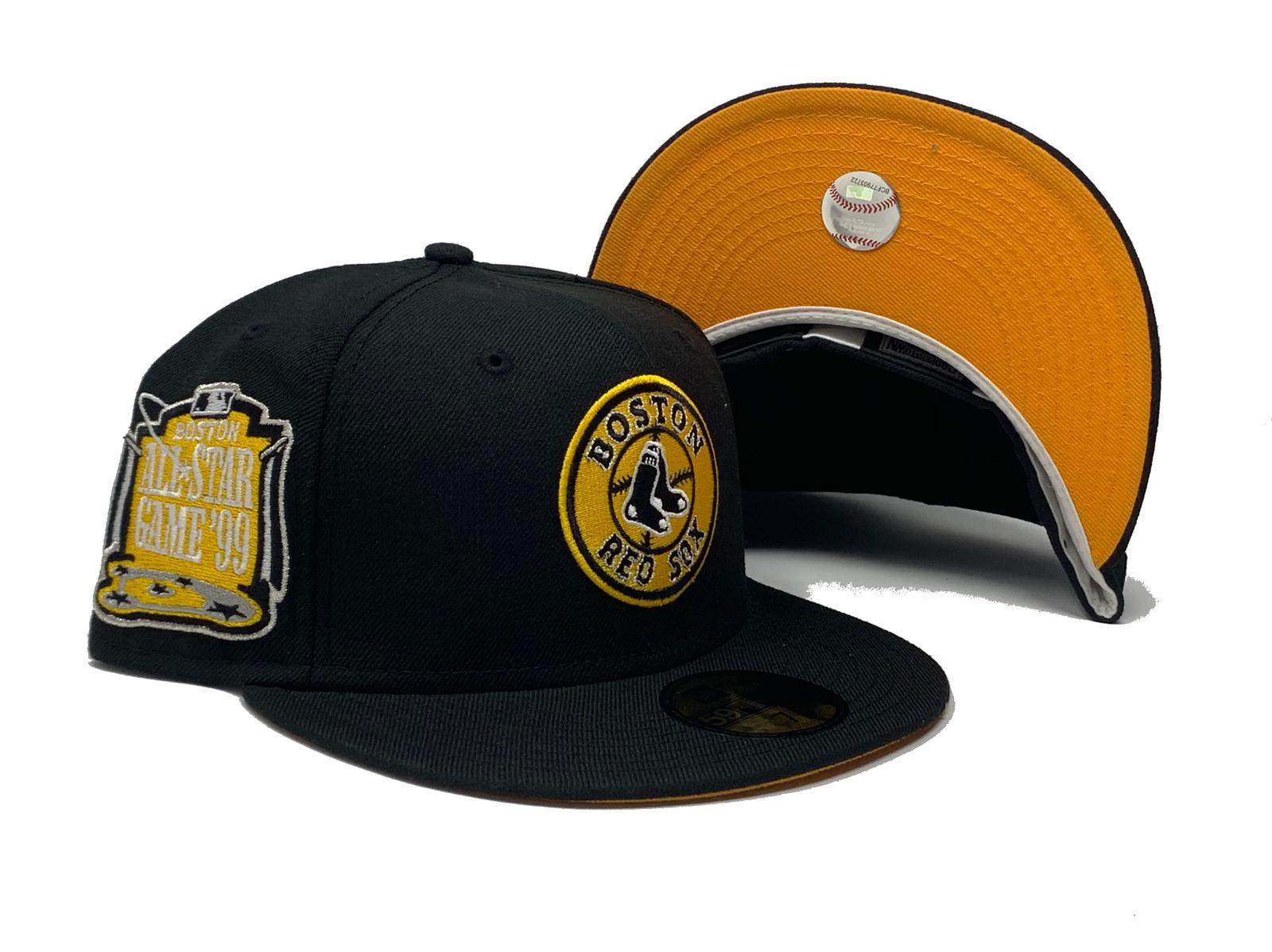 New Era 59FIFTY Boston Red Sox Fitted Cap Black / Cyber Yellow