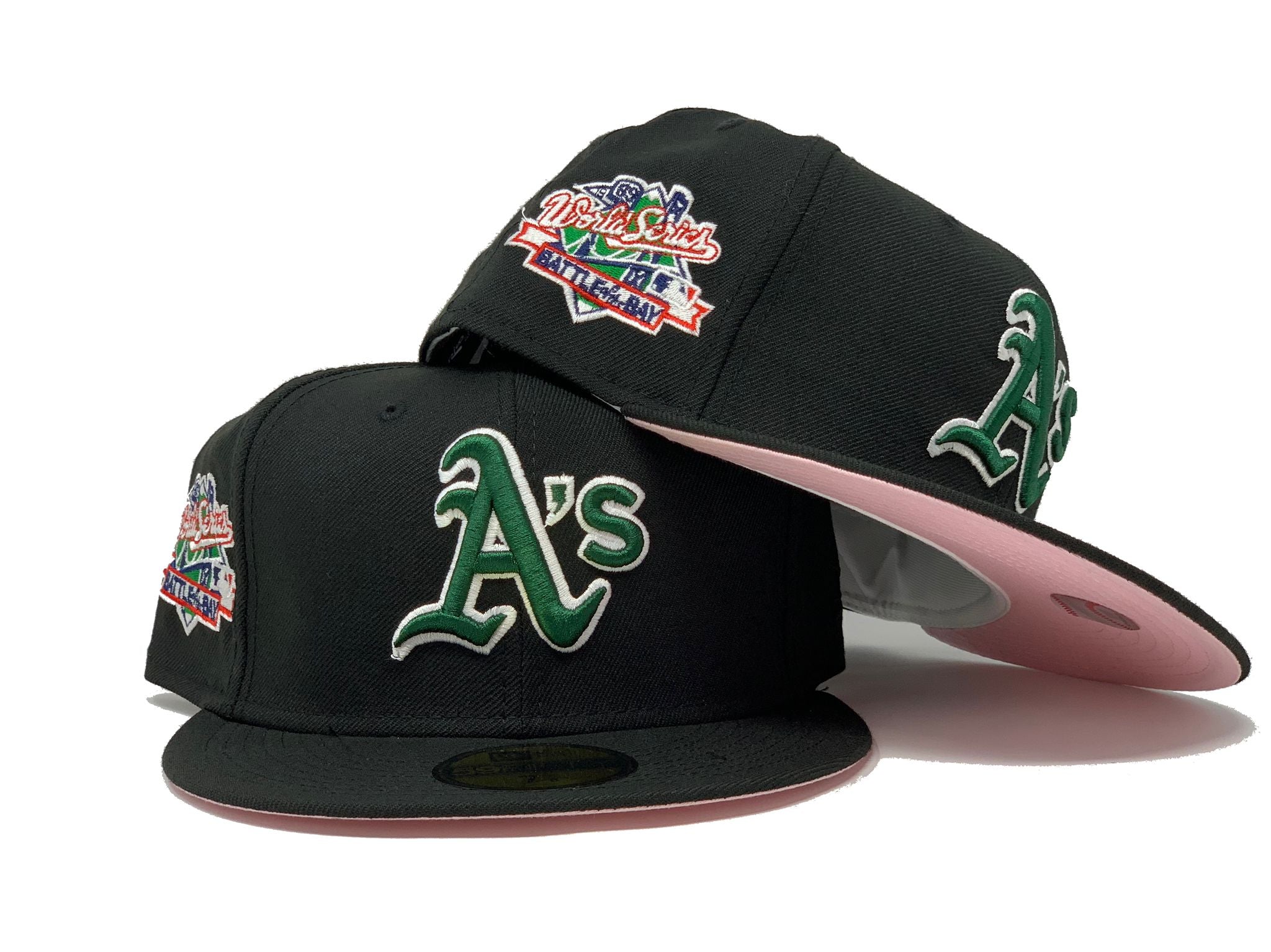 Black Oakland Athletics 1989 Battle of the Bay New Era Fitted Hat – Sports  World 165