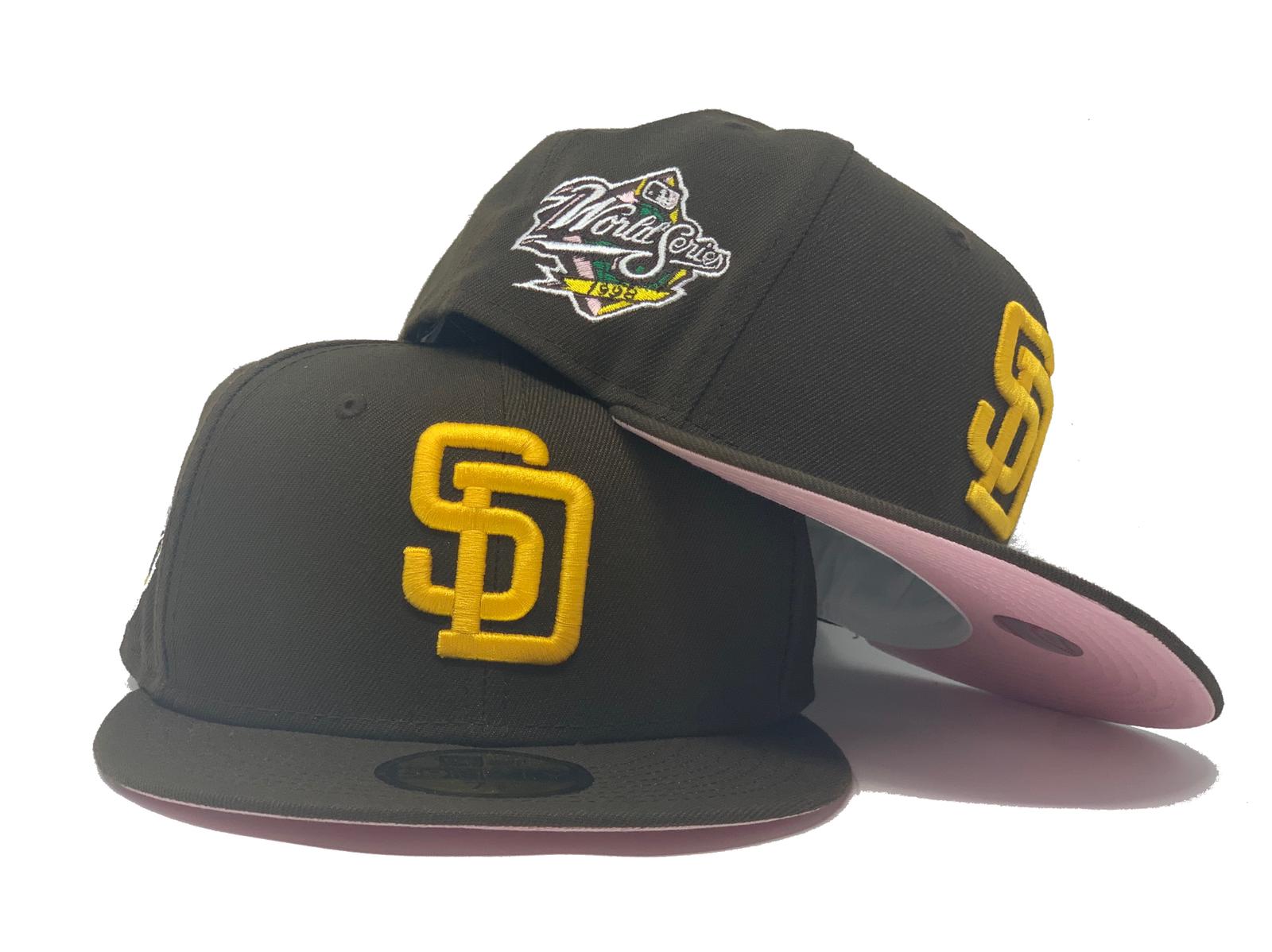 New Era Men's New Era Orange/Purple San Diego Padres 1998 World Series Side  Patch 59FIFTY Fitted Hat