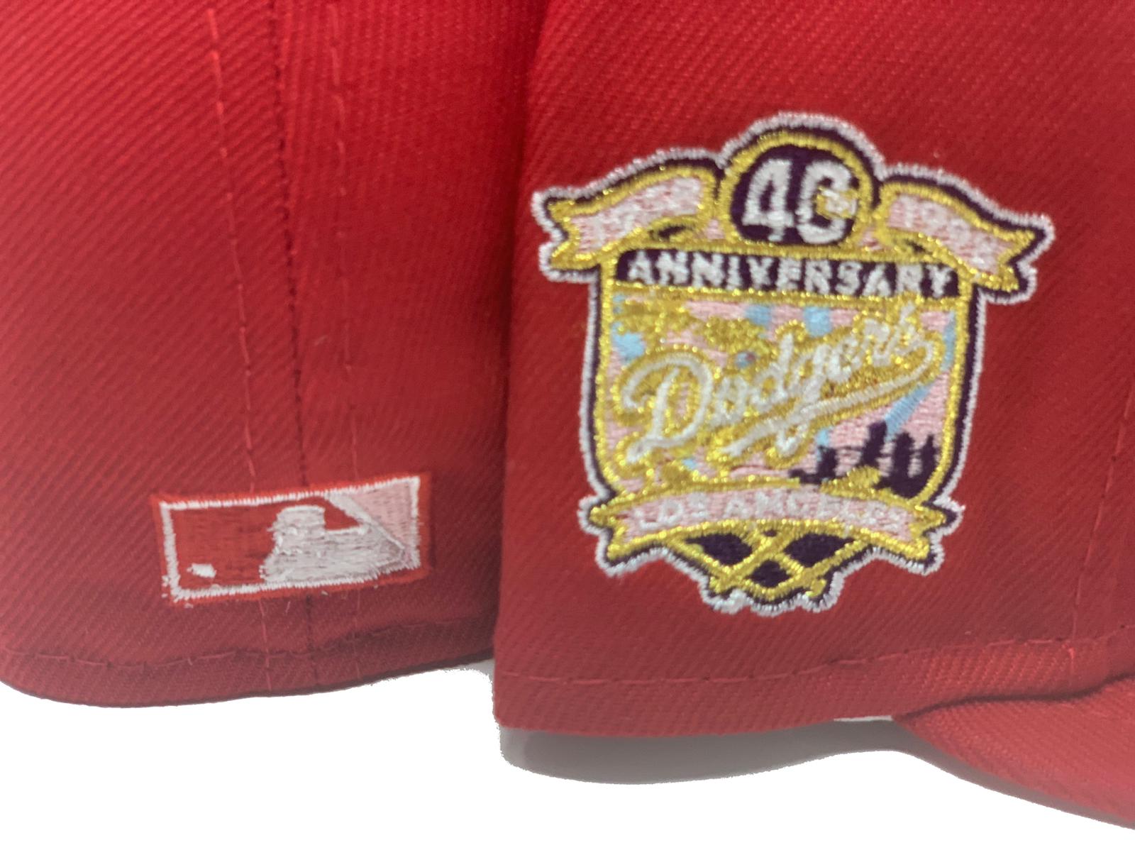 59FIFTY Los Angeles Dodgers Chrome/Red/Green 40th Anniversary Patch – Fan  Treasures