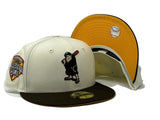 SAN DIEGO PADRES 1992 ALL STAR GAME TAXI YELLOW BRIM NEW ERA FITTED HAT