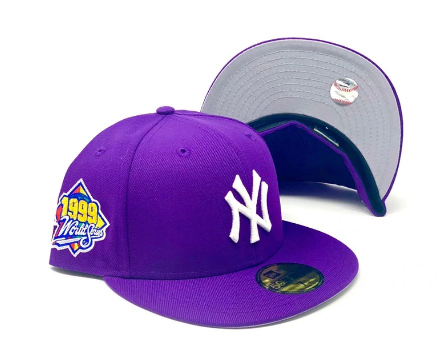 New Era New York Yankees 1999 World Series 59Fifty Men's Fitted Hat Bl –  Sports Plaza NY