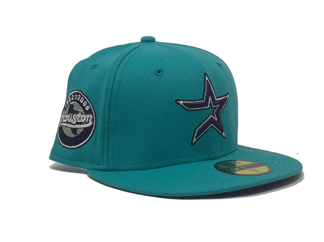 Teal Houston Astros 45th Anniversary Custom New Era Fitted Hat