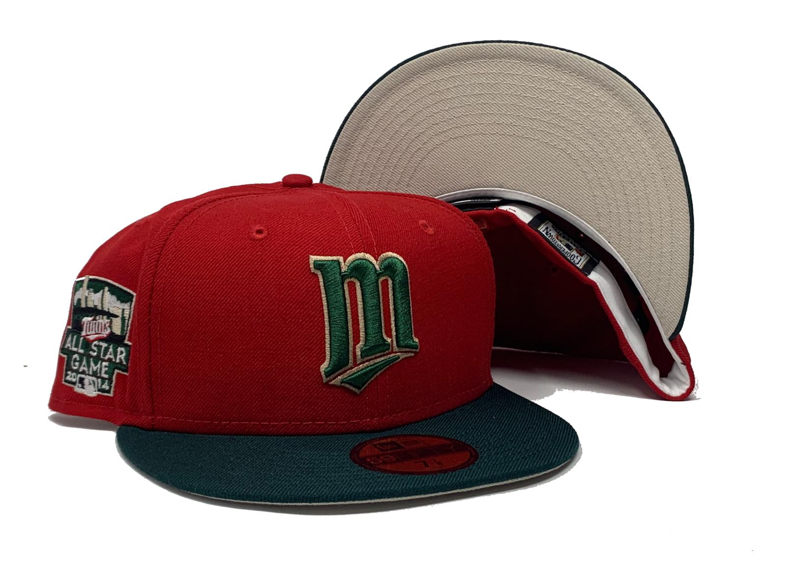 Minnesota Twins New Era Cream Super M Custom Side Patch 59FIFTY Fitted Hat, 7 1/8 / Cream