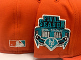 Orange New York Mets Final Season Custom New Era Fitted Hat