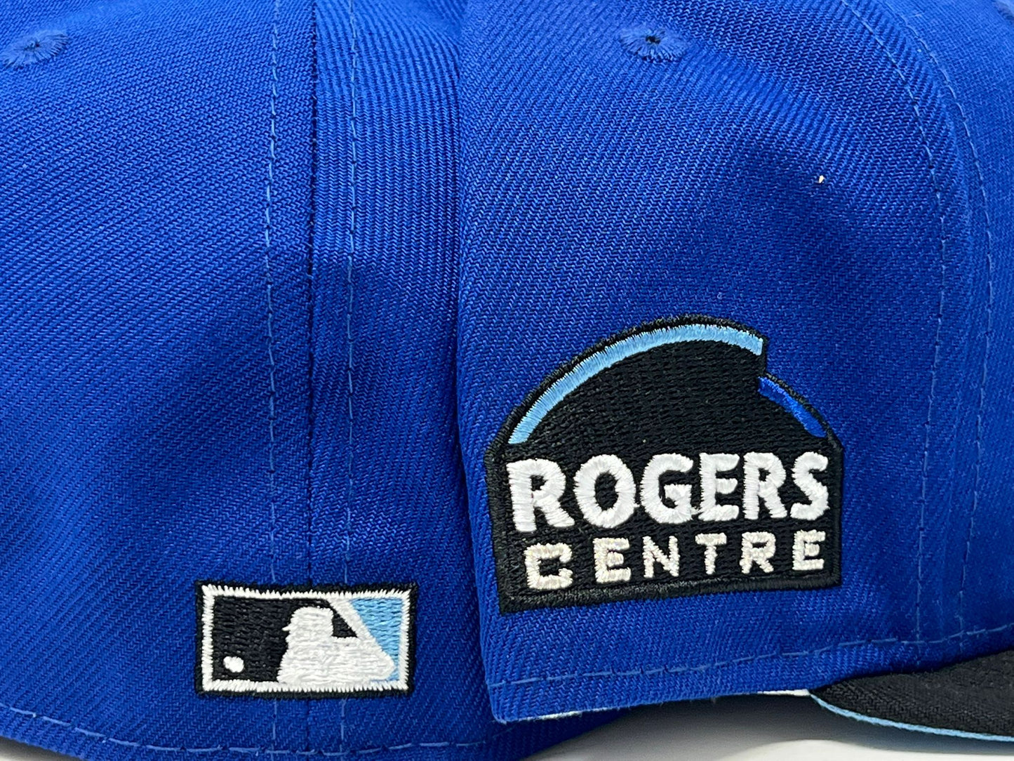 Toronto Blue Jays Rogers Centre Light Royal Black Visor Icy Brim New Era Fitted Hat