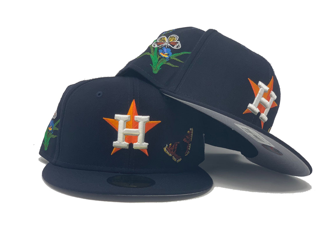 Felt * Houston Astros Navy Blue 5950 New Era Fitted Hat