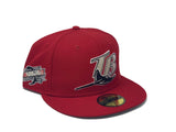 TAMPA BAY INAUGURAL SEASON  RED REFLECTIVE BRIM NEW ERA FITTED HAT