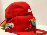 TAMPA BAY DEVIL RAYS INAUGURAL SEASON NEW ERA FITTED TO MATCH AIR JORDAN RETRO 5 " WHAT THE