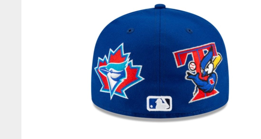 New Era 59FIFTY Toronto Blue Jays Patch Pride Fitted Hat Royal Blue