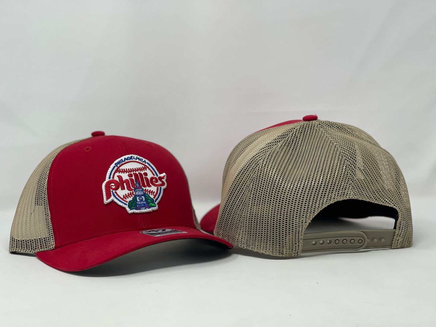 Philadelphia Phillies '47  MVP Trucker Snapback Hat - red