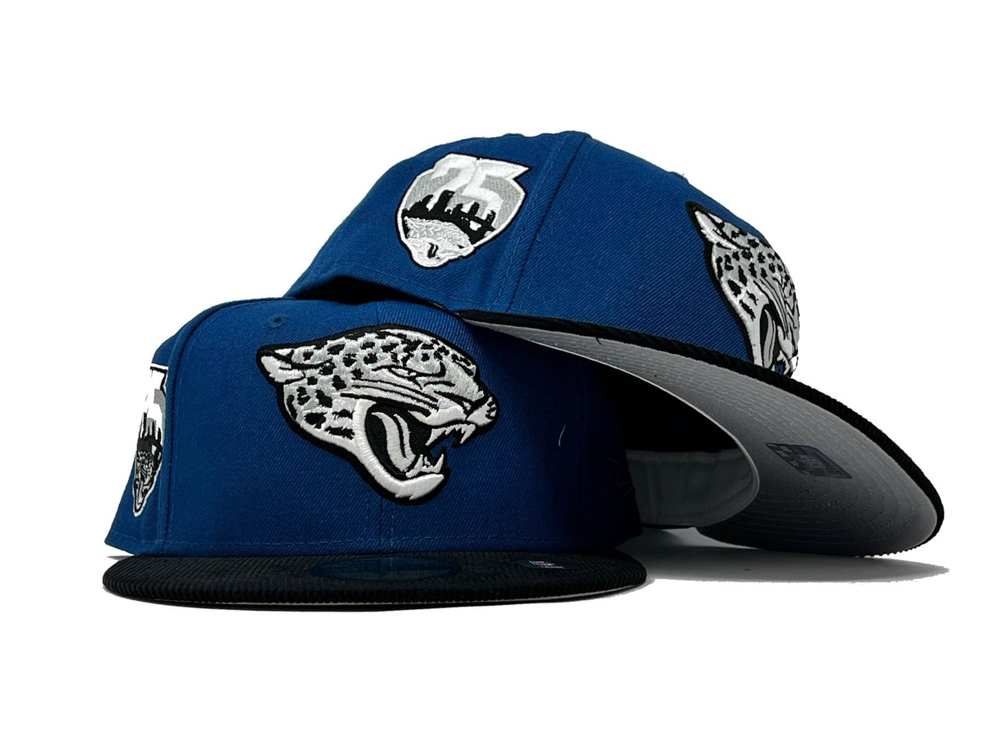Jacksonville Jaguars 25th Anniversary "NFL COLLECTION" Gray Brim New Era Fitted Hat