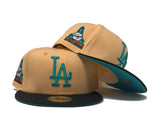 Peach Los Angeles Dodgers 1st World Series 59fifty New Era Fitted Hat