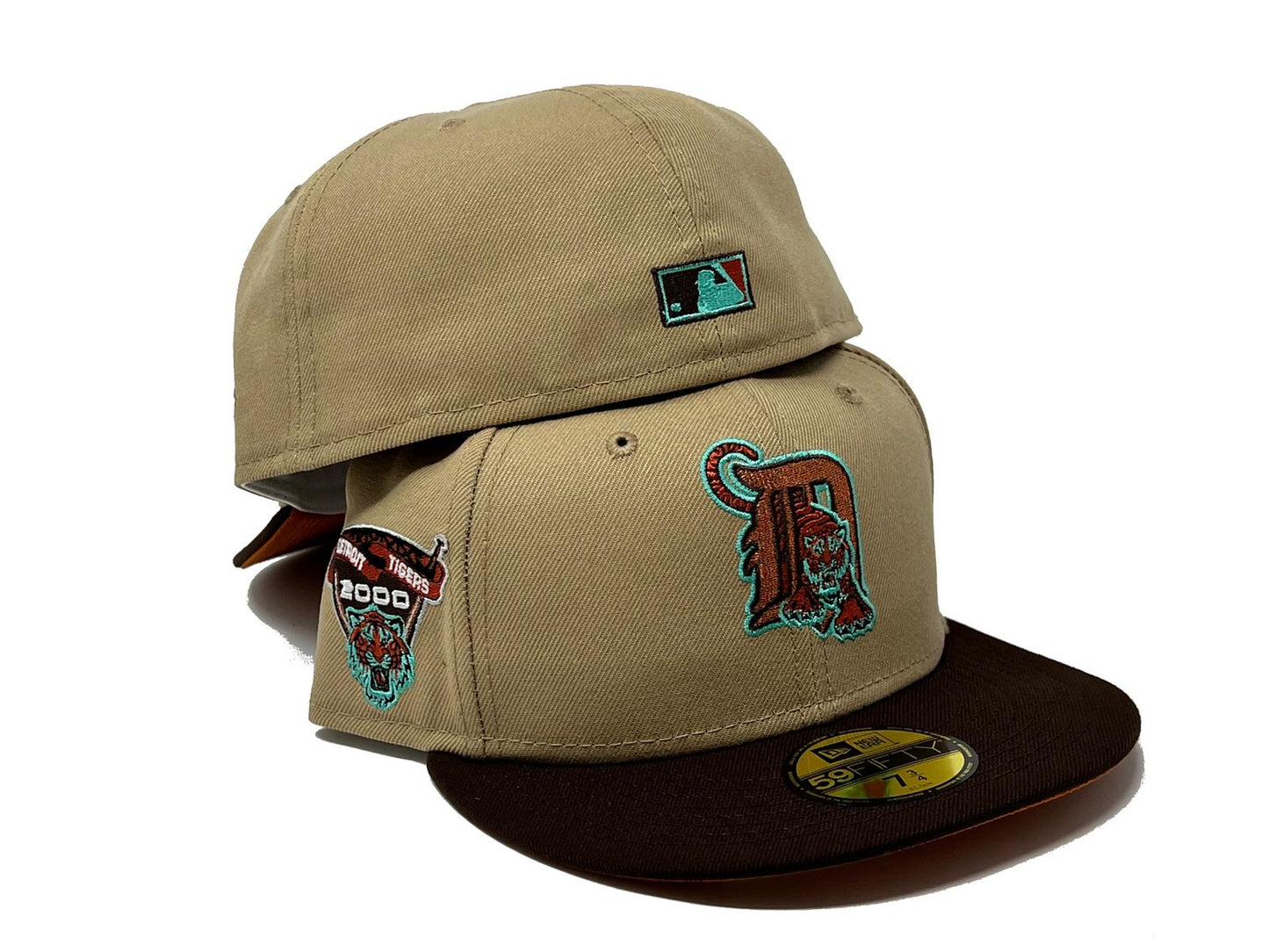Detroit Tigers2000 All Star Game "Dirty Autumn Collection" Flight Orange Brim New Era Fitted Hat